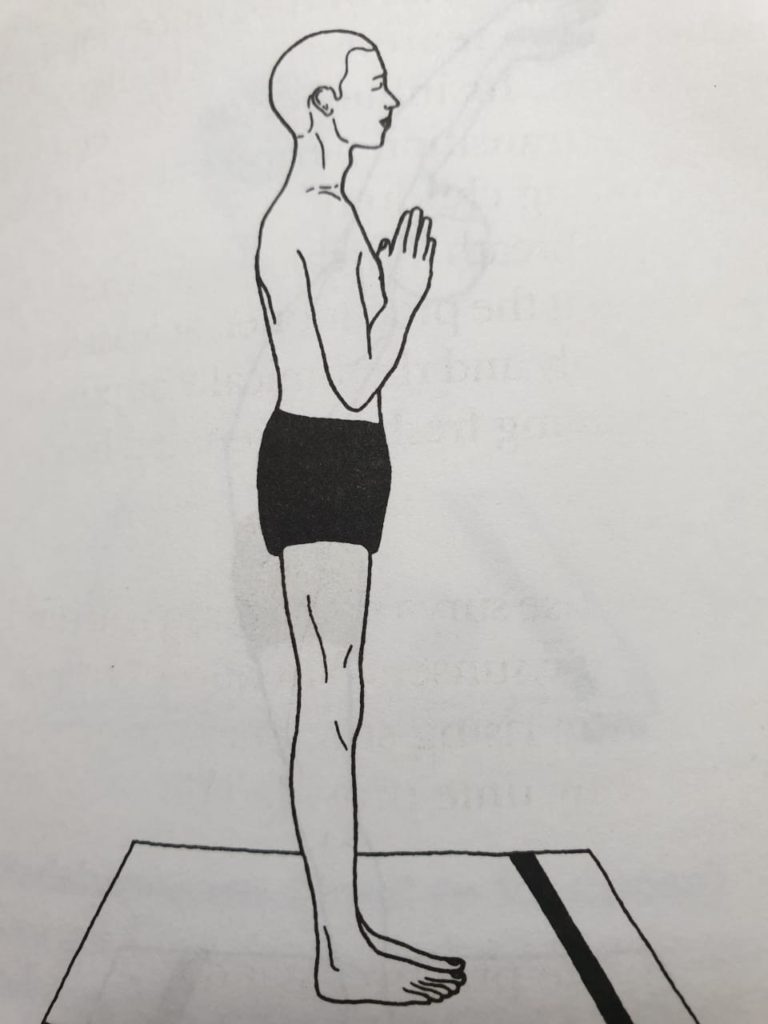 HOW TO DO PRANAMASANA (PRAYER POSE)